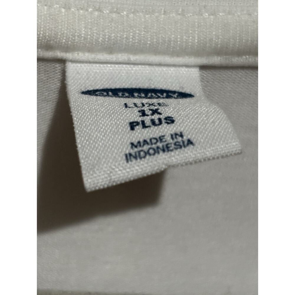 Old navy Plus Size 1X Women Luxe Pullover Tunic Top‎ Ivory Capsule Minimalist - Picture 2 of 7